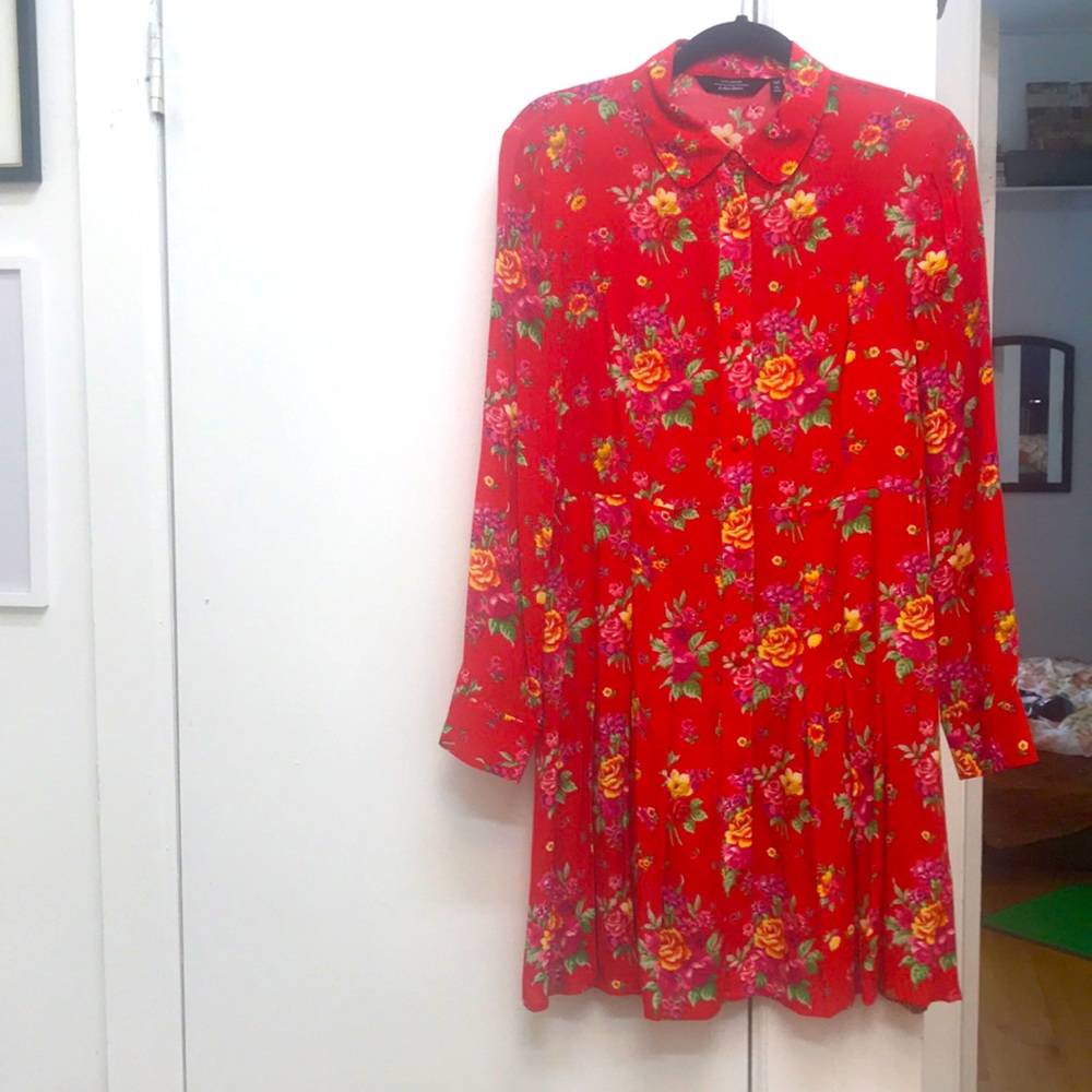 Paris atelier red dress & other stories